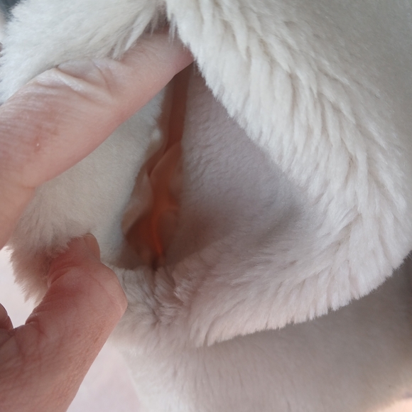 BORGANA Deluxe Elegant Cream Faux Fur Coat 50s 60s Union Tags - Picture 7 of 11